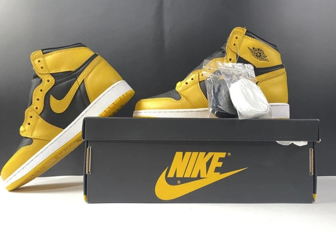 One Kick 1 Jordan Air High 555088-701 Pollen OG Retro 0711